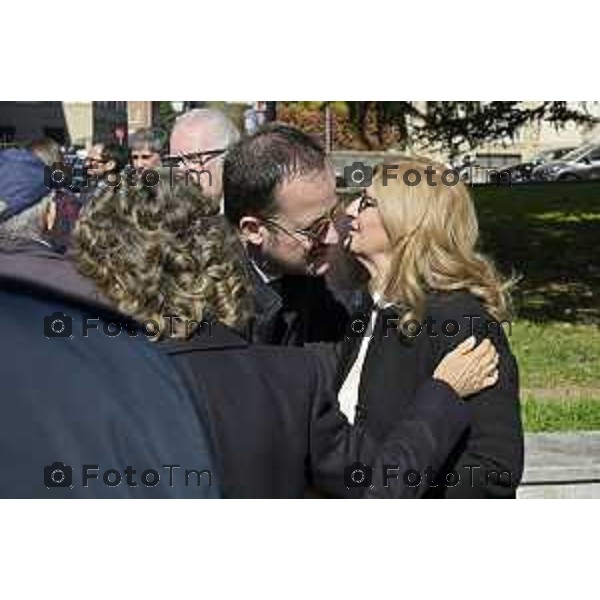 Bergamo funerale di Franco Tentorio ex sindaco di Bg e consigliere comunale per 49 anni anni 30 Marzo 2026 Bergamo Italia foto Tiziano Manzoni Lapresse