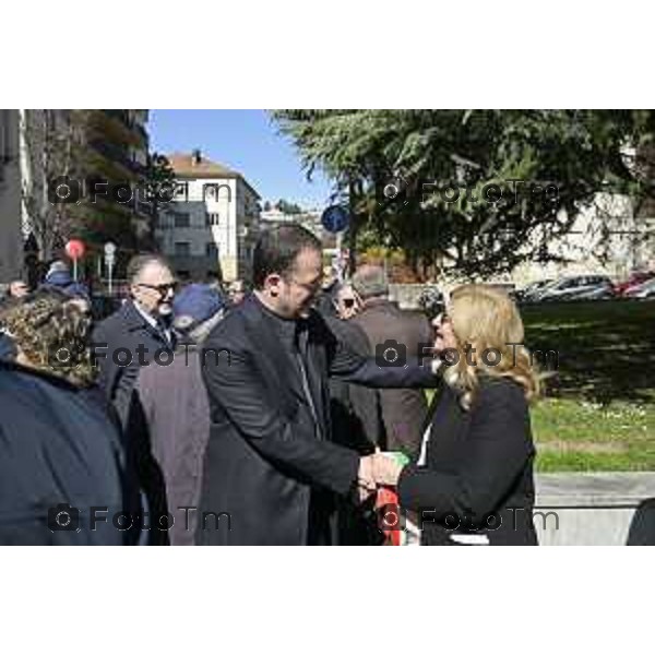Bergamo funerale di Franco Tentorio ex sindaco di Bg e consigliere comunale per 49 anni anni 30 Marzo 2026 Bergamo Italia foto Tiziano Manzoni Lapresse