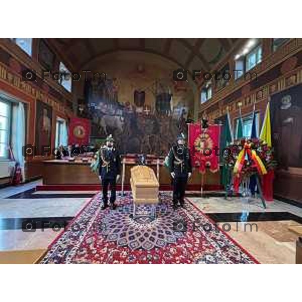 Bergamo funerale di Franco Tentorio ex sindaco di Bg e consigliere comunale per 49 anni anni 30 Marzo 2026 Bergamo Italia foto Tiziano Manzoni Lapresse