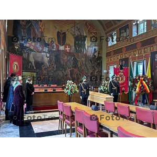 Bergamo funerale di Franco Tentorio ex sindaco di Bg e consigliere comunale per 49 anni anni 30 Marzo 2026 Bergamo Italia foto Tiziano Manzoni Lapresse