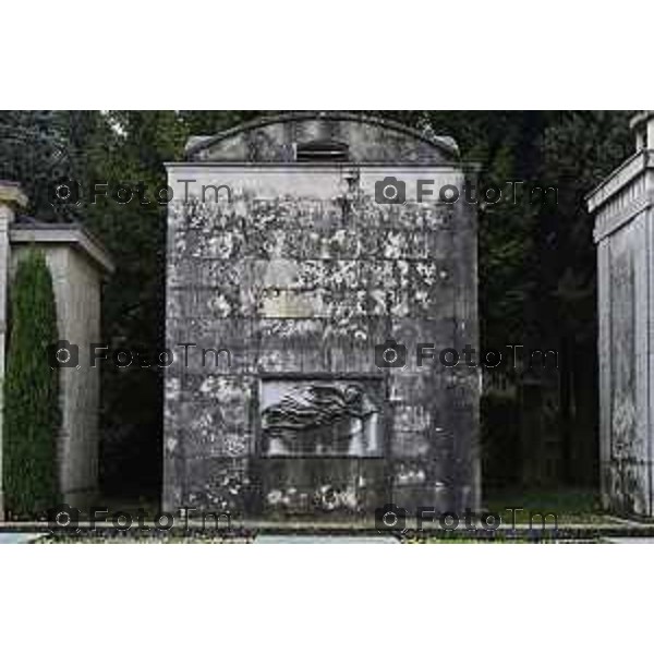 Bergamo Cappelle funebri al cimitero monumentale Bergonzo 01-Aprile 2026 Bergamo Italia foto Tiziano Manzoni Lapresse