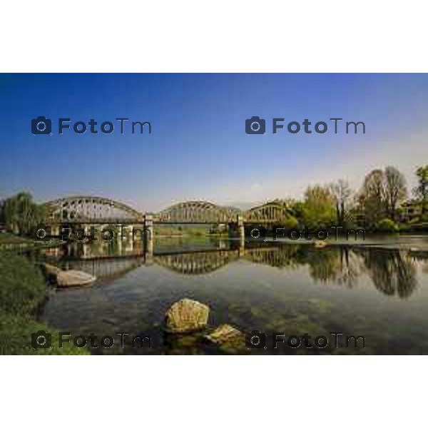 Brivio Bergamo Lecco ponte chiusura per lavori 07-04-2026 Bg Italia foto Tiziano Manzoni Lapresse