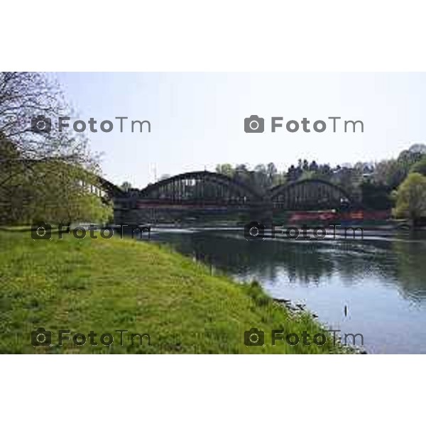 Cisano Bergamasco Bg Ponte di Brivio inizio lavori 8 Aprile 2026 Italia foto Tiziano Manzoni Lapresse