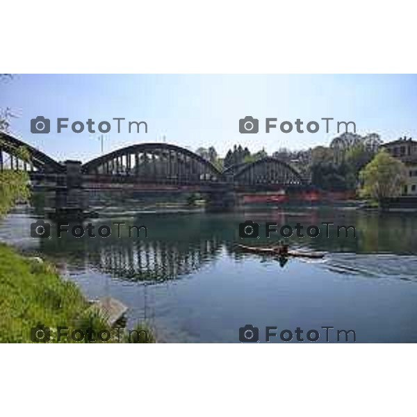 Cisano Bergamasco Bg Ponte di Brivio inizio lavori 8 Aprile 2026 Italia foto Tiziano Manzoni Lapresse