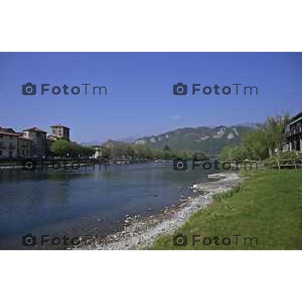 Cisano Bergamasco Bg Ponte di Brivio inizio lavori 8 Aprile 2026 Italia foto Tiziano Manzoni Lapresse
