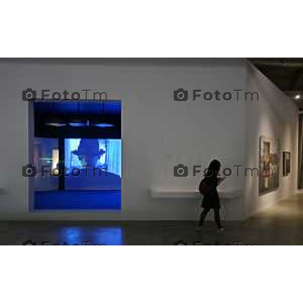 gres art 671 Bergamo retrospettiva in Italia dedicata a Isaac Julien, MUSEUM DREAMS Francesca Acquati Roberto Pesenti 09-aprile 2026 Bergamo Italia foto Tiziano Manzoni Lapresse