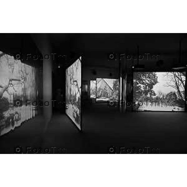 gres art 671 Bergamo retrospettiva in Italia dedicata a Isaac Julien, MUSEUM DREAMS Francesca Acquati Roberto Pesenti 09-aprile 2026 Bergamo Italia foto Tiziano Manzoni Lapresse