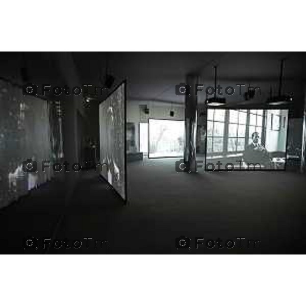 gres art 671 Bergamo retrospettiva in Italia dedicata a Isaac Julien, MUSEUM DREAMS Francesca Acquati Roberto Pesenti 09-aprile 2026 Bergamo Italia foto Tiziano Manzoni Lapresse