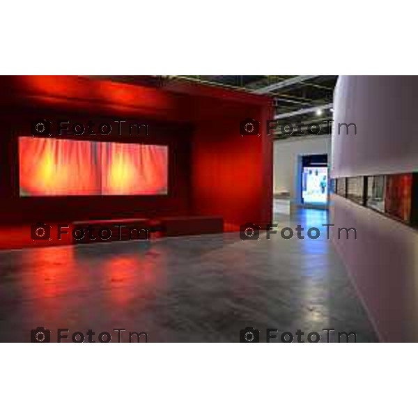 gres art 671 Bergamo retrospettiva in Italia dedicata a Isaac Julien, MUSEUM DREAMS Francesca Acquati Roberto Pesenti 09-aprile 2026 Bergamo Italia foto Tiziano Manzoni Lapresse