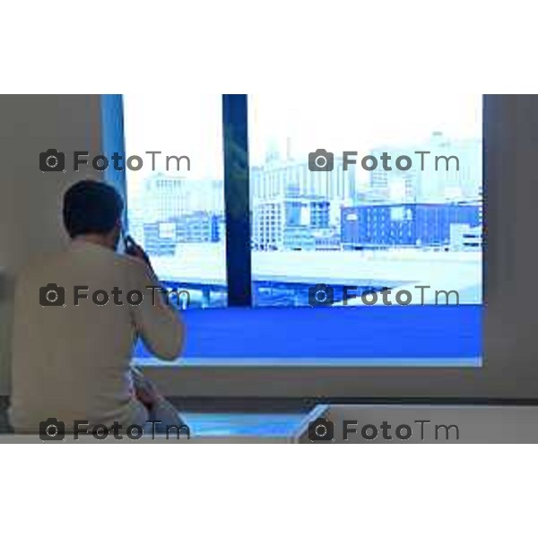 gres art 671 Bergamo retrospettiva in Italia dedicata a Isaac Julien, MUSEUM DREAMS Francesca Acquati Roberto Pesenti 09-aprile 2026 Bergamo Italia foto Tiziano Manzoni Lapresse