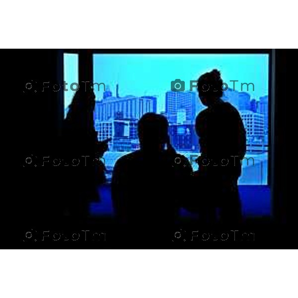 gres art 671 Bergamo retrospettiva in Italia dedicata a Isaac Julien, MUSEUM DREAMS Francesca Acquati Roberto Pesenti 09-aprile 2026 Bergamo Italia foto Tiziano Manzoni Lapresse