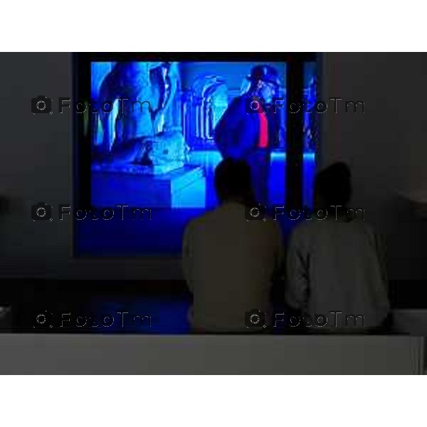 gres art 671 Bergamo retrospettiva in Italia dedicata a Isaac Julien, MUSEUM DREAMS Francesca Acquati Roberto Pesenti 09-aprile 2026 Bergamo Italia foto Tiziano Manzoni Lapresse