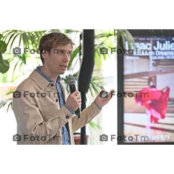 gres art 671 Bergamo retrospettiva in Italia dedicata a Isaac Julien, MUSEUM DREAMS Francesca Acquati Roberto Pesenti 09-aprile 2026 Bergamo Italia foto Tiziano Manzoni Lapresse