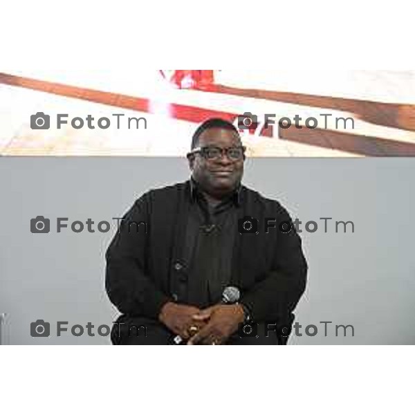 gres art 671 Bergamo retrospettiva in Italia dedicata a Isaac Julien, MUSEUM DREAMS Francesca Acquati Roberto Pesenti 09-aprile 2026 Bergamo Italia foto Tiziano Manzoni Lapresse