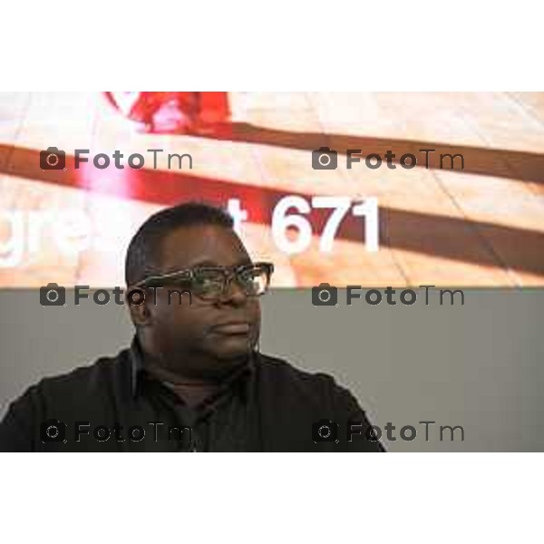 gres art 671 Bergamo retrospettiva in Italia dedicata a Isaac Julien, MUSEUM DREAMS Francesca Acquati Roberto Pesenti 09-aprile 2026 Bergamo Italia foto Tiziano Manzoni Lapresse