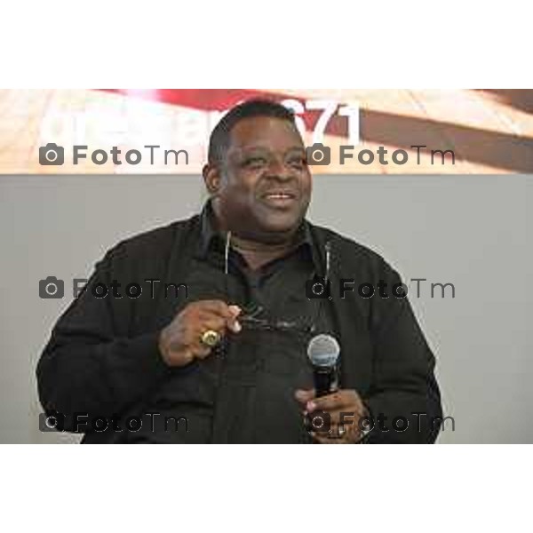 gres art 671 Bergamo retrospettiva in Italia dedicata a Isaac Julien, MUSEUM DREAMS Francesca Acquati Roberto Pesenti 09-aprile 2026 Bergamo Italia foto Tiziano Manzoni Lapresse