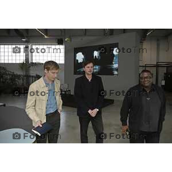 gres art 671 Bergamo retrospettiva in Italia dedicata a Isaac Julien, MUSEUM DREAMS Francesca Acquati Roberto Pesenti 09-aprile 2026 Bergamo Italia foto Tiziano Manzoni Lapresse