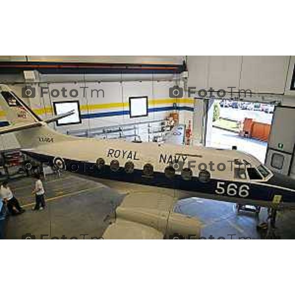 Conferenza Stampa di presentazione del Primo Polo Universitario Nazionale per la Formazione Aeronautica 9 Aprlile 2026 Bergamo Italia foto Tiziano Manzoni Lapresse