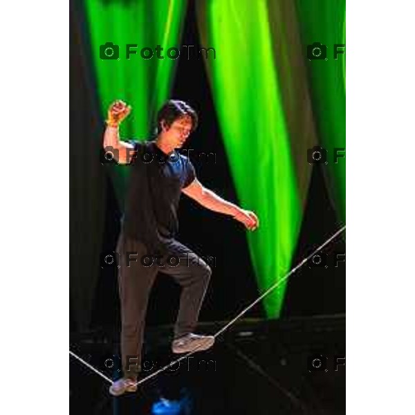 ChoruLife Arena, Bergamo tour backstage con la compagnia Cirque du Solei 09Marzo 2026 Bergamo Italia foto Tiziano Manzoni Lapresse