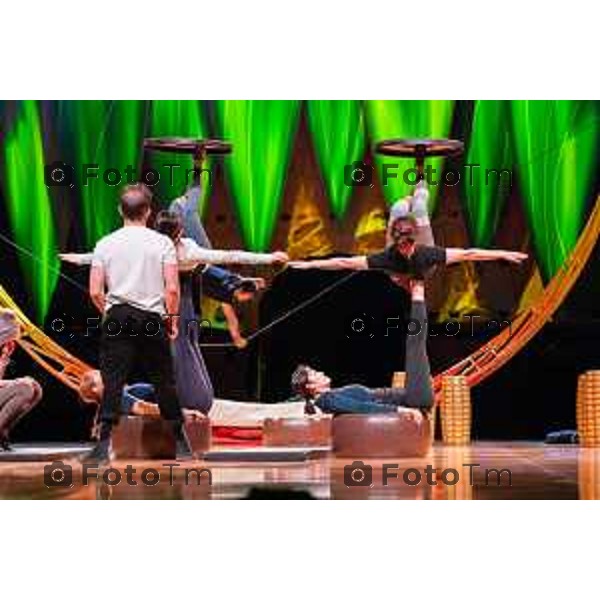 ChoruLife Arena, Bergamo tour backstage con la compagnia Cirque du Solei 09Marzo 2026 Bergamo Italia foto Tiziano Manzoni Lapresse