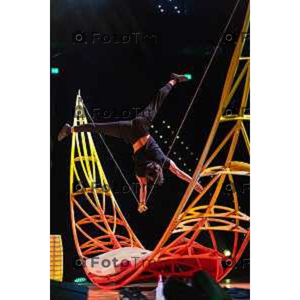 ChoruLife Arena, Bergamo tour backstage con la compagnia Cirque du Solei 09Marzo 2026 Bergamo Italia foto Tiziano Manzoni Lapresse