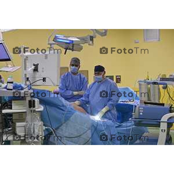 Ospedale GSD San Marco Zingonia lo staf medico chirurgia bariatrica nella foto Stefano Olmi in sala operatoria 09-Aprile 2026 Bergamo Italia foto Tiziano Manzoni Lapresse