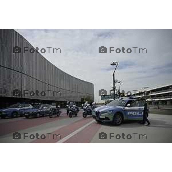 Bergamo festa della polizia con il questore Vincenzo Nicolì, e il prefetto Luca Rotondi e gli encomi agli agenti. 10 Aprile o 2026 Bergamo Italia foto Tiziano Manzoni Lapresse