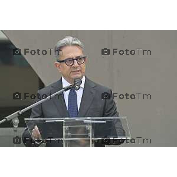 Bergamo festa della polizia con il questore Vincenzo Nicolì, 10 Aprile o 2026 Bergamo Italia foto Tiziano Manzoni Lapresse