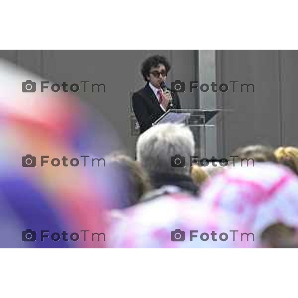 Bergamo festa della polizia con il questore Vincenzo Nicolì, e il prefetto Luca Rotondi e gli encomi agli agenti. 10 Aprile o 2026 Bergamo Italia foto Tiziano Manzoni Lapresse