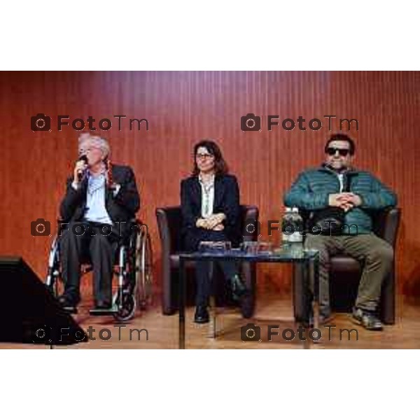 Bergamo convegno "DECOLLI SENZA BARRIERE" - il diritto a viaggiare dei Passeggeri a Ridotta Mobilità 10 Aprile 2026 Montello Italia foto Tiziano Manzoni Lapresse