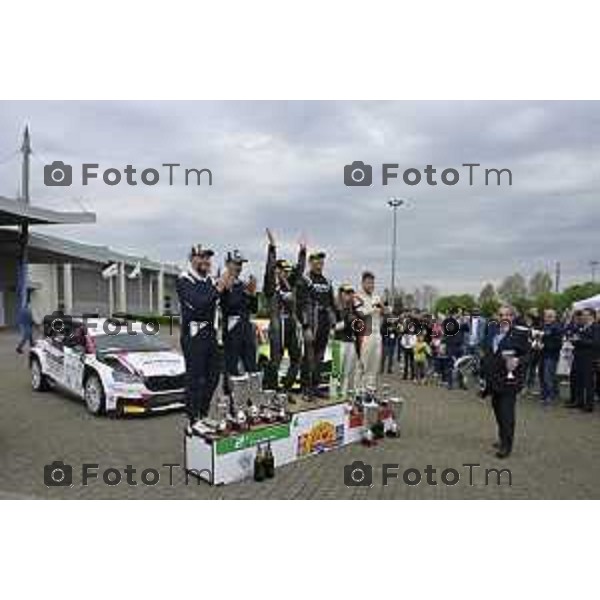 Bergamo Arrivo 40 esimo rally prealpi orobiche vincitori Marco Colombi Angelica Rivoir 12- Aprile 2026 Bergamo Italia foto Tiziano Manzoni Lapresse