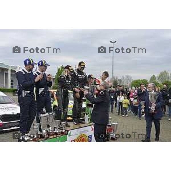 Bergamo Arrivo 40 esimo rally prealpi orobiche vincitori Marco Colombi Angelica Rivoir 12- Aprile 2026 Bergamo Italia foto Tiziano Manzoni Lapresse