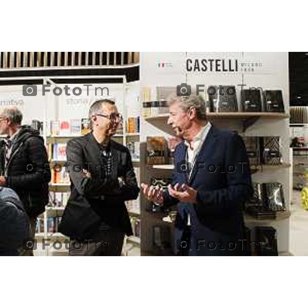 Orio Al Serio, 13 Aprile 2026 - Inaugurazione del nuovo Concept Store Difstore dell\'Aeroporto Milano Bergamo con Giorgio Corna e Giovanni Sanga, taglio del nastro a cura di Giovanni Sanga e Norma Mazzoleni, consigliere delegato di Dif Spa.