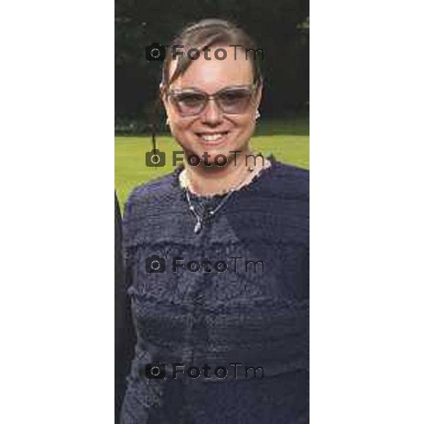 Cisano Bergamasco Sara Fumagalli moglie di Castelli Roberto ex ministro (social facebook ) Italia foto Tiziano Manzoni Lapresse