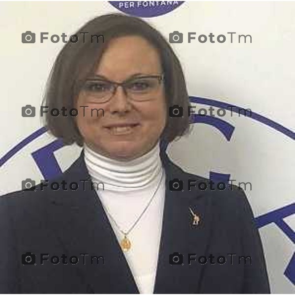 Cisano Bergamasco Sara Fumagalli moglie di Castelli Roberto ex ministro (social facebook ) Italia foto Tiziano Manzoni Lapresse