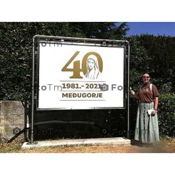 Cisano Bergamasco Sara Fumagalli moglie di Castelli Roberto ex ministro (social facebook ) Italia foto Tiziano Manzoni Lapresse