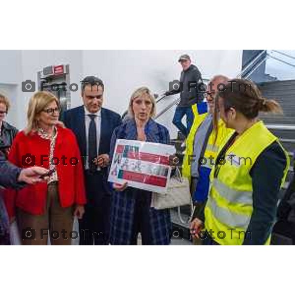 Bergamo, 15 marzo 2026 - Inaugurazione del nuovo sottopassaggio della Stazione di Bergamo alla presenza di Lucio Menta, Direttore Investimenti Rete Ferroviaria Italiana (Gruppo FS), Elena Carnevali, Sindaco di Bergamo e Claudia Maria Terzi, Assessore alle Infrastrutture e Opere pubbliche Regione Lombardia - Foto cantiere Stazione di Bergamo.