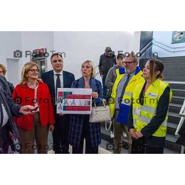 Bergamo, 15 marzo 2026 - Inaugurazione del nuovo sottopassaggio della Stazione di Bergamo alla presenza di Lucio Menta, Direttore Investimenti Rete Ferroviaria Italiana (Gruppo FS), Elena Carnevali, Sindaco di Bergamo e Claudia Maria Terzi, Assessore alle Infrastrutture e Opere pubbliche Regione Lombardia - Foto cantiere Stazione di Bergamo.