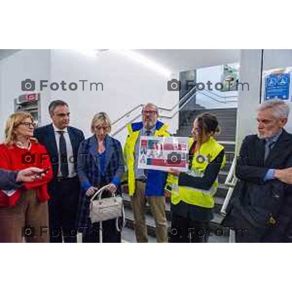 Bergamo, 15 marzo 2026 - Inaugurazione del nuovo sottopassaggio della Stazione di Bergamo alla presenza di Lucio Menta, Direttore Investimenti Rete Ferroviaria Italiana (Gruppo FS), Elena Carnevali, Sindaco di Bergamo e Claudia Maria Terzi, Assessore alle Infrastrutture e Opere pubbliche Regione Lombardia - Foto cantiere Stazione di Bergamo.