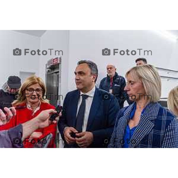 Bergamo, 15 marzo 2026 - Inaugurazione del nuovo sottopassaggio della Stazione di Bergamo alla presenza di Lucio Menta, Direttore Investimenti Rete Ferroviaria Italiana (Gruppo FS), Elena Carnevali, Sindaco di Bergamo e Claudia Maria Terzi, Assessore alle Infrastrutture e Opere pubbliche Regione Lombardia - Foto cantiere Stazione di Bergamo.