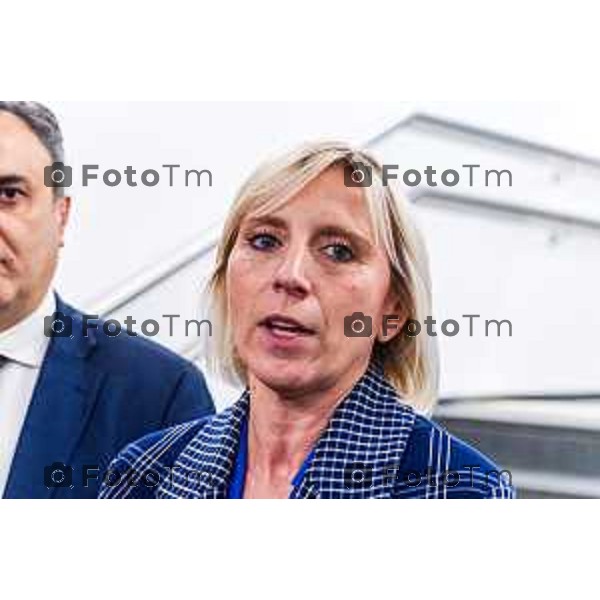 Bergamo, 15 marzo 2026 - Inaugurazione del nuovo sottopassaggio della Stazione di Bergamo alla presenza di Lucio Menta, Direttore Investimenti Rete Ferroviaria Italiana (Gruppo FS), Elena Carnevali, Sindaco di Bergamo e Claudia Maria Terzi, Assessore alle Infrastrutture e Opere pubbliche Regione Lombardia - Foto cantiere Stazione di Bergamo.