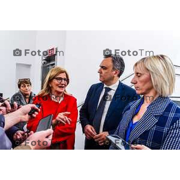 Bergamo, 15 marzo 2026 - Inaugurazione del nuovo sottopassaggio della Stazione di Bergamo alla presenza di Lucio Menta, Direttore Investimenti Rete Ferroviaria Italiana (Gruppo FS), Elena Carnevali, Sindaco di Bergamo e Claudia Maria Terzi, Assessore alle Infrastrutture e Opere pubbliche Regione Lombardia - Foto cantiere Stazione di Bergamo.