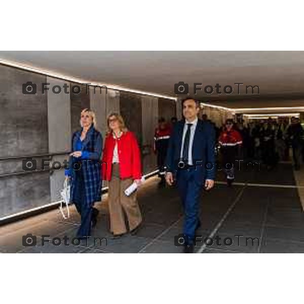 Bergamo, 15 marzo 2026 - Inaugurazione del nuovo sottopassaggio della Stazione di Bergamo alla presenza di Lucio Menta, Direttore Investimenti Rete Ferroviaria Italiana (Gruppo FS), Elena Carnevali, Sindaco di Bergamo e Claudia Maria Terzi, Assessore alle Infrastrutture e Opere pubbliche Regione Lombardia - Foto cantiere Stazione di Bergamo.