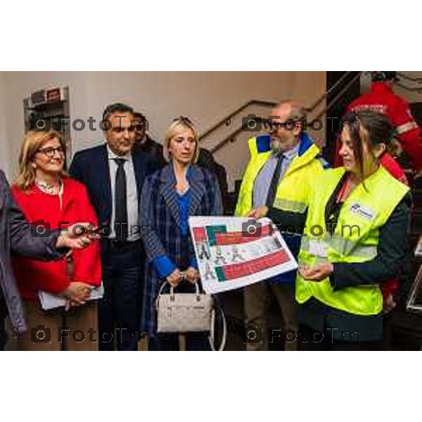 Bergamo, 15 marzo 2026 - Inaugurazione del nuovo sottopassaggio della Stazione di Bergamo alla presenza di Lucio Menta, Direttore Investimenti Rete Ferroviaria Italiana (Gruppo FS), Elena Carnevali, Sindaco di Bergamo e Claudia Maria Terzi, Assessore alle Infrastrutture e Opere pubbliche Regione Lombardia - Foto cantiere Stazione di Bergamo.
