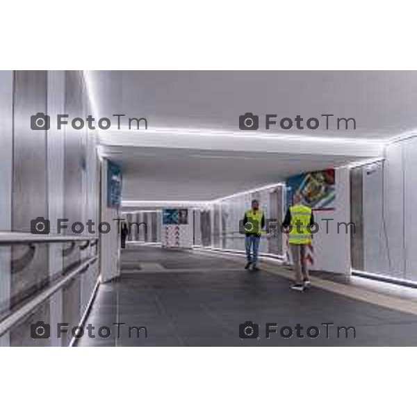 Bergamo, 15 marzo 2026 - Inaugurazione del nuovo sottopassaggio della Stazione di Bergamo alla presenza di Lucio Menta, Direttore Investimenti Rete Ferroviaria Italiana (Gruppo FS), Elena Carnevali, Sindaco di Bergamo e Claudia Maria Terzi, Assessore alle Infrastrutture e Opere pubbliche Regione Lombardia - Foto cantiere Stazione di Bergamo.