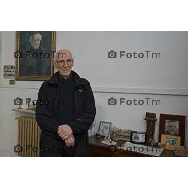 Bergamo Don Davide Rota superiore del Patronato San Vincenzo 16 Aprile 2026 Bergamo Italia Foto Tiziano Manzoni Lapresse