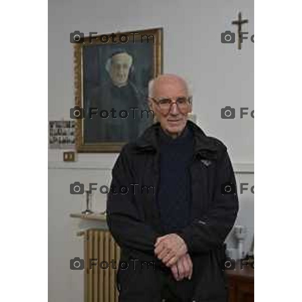 Bergamo Don Davide Rota superiore del Patronato San Vincenzo 16 Aprile 2026 Bergamo Italia Foto Tiziano Manzoni Lapresse