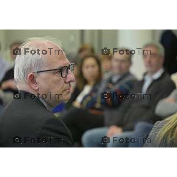 Zanica incontro con Caritas Bergamo donazione banco alimentare Bcc Bergamasca e Orobica 16 Aprile 2026 Bergamo Italia Foto Tiziano Manzoni Lapresse