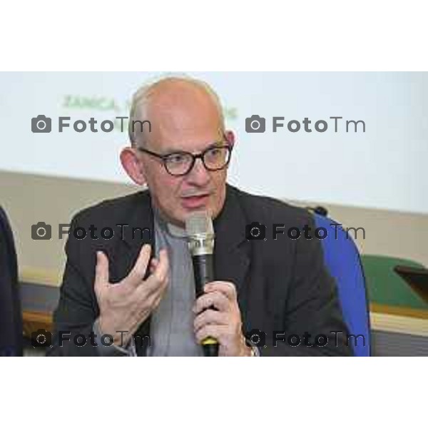 Zanica incontro con Caritas Bergamo donazione banco alimentare Bcc Bergamasca e Orobica 16 Aprile 2026 Bergamo Italia Foto Tiziano Manzoni Lapresse