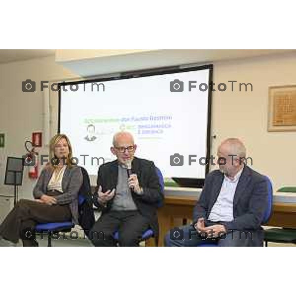 Zanica incontro con Caritas Bergamo donazione banco alimentare Bcc Bergamasca e Orobica 16 Aprile 2026 Bergamo Italia Foto Tiziano Manzoni Lapresse